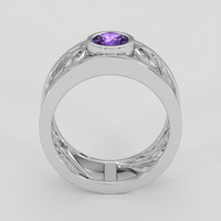 0.70 Ct. Purple Sapphire Ring, Platinum 950 3
