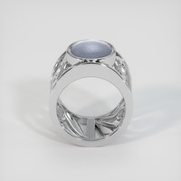 7.83 Ct. Bluish Grey Sapphire Ring, Platinum 950 3