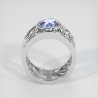 2.13 Ct. Bluish Purple Sapphire Ring, Platinum 950 3
