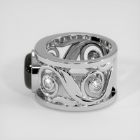 5.04 Ct. Black Sapphire Ring, Platinum 950 4
