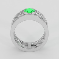 0.60 Ct. Emerald Ring, Silver 3
