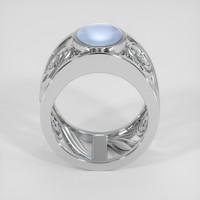 6.05 Ct. Blue Sapphire Ring, 10K White Gold 3