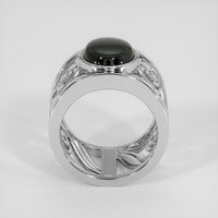 5.04 Ct. Black Sapphire Ring, 14K White Gold 3