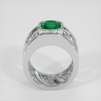 3.37 Ct. Emerald Ring, 18K White Gold 3