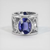 3.84 Ct. Gemstone Ring, 18K White Gold 1