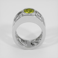 1.90 Ct. Yellowish Green Sapphire Ring, 18K White Gold 3
