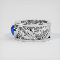 3.60 Ct. Sapphire Ring, 18K White Gold 4