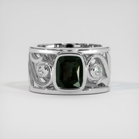 2.51 Ct. Color Change Sapphire Ring, 18K White Gold 1