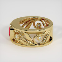 2.01 Ct. Ruby Ring, 14K Yellow Gold 4
