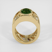3.87 Ct. Green Sapphire Ring, 14K Yellow Gold 3
