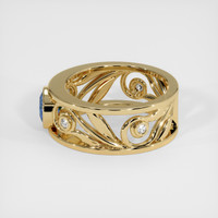 1.08 Ct. Sapphire Ring, 14K Yellow Gold 4