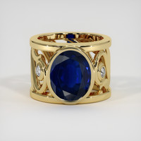 5.75 Ct. Sapphire Ring, 18K Yellow Gold 1
