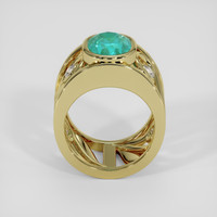 4.00 Ct. Emerald Ring, 18K Yellow Gold 3