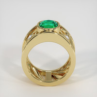 2.66 Ct. Emerald Ring, 18K Yellow Gold 3