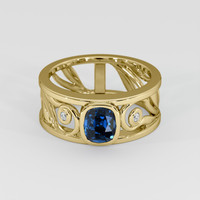 1.34 Ct. Gemstone Ring, 18K Yellow Gold 1