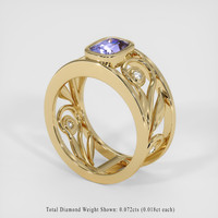 1.55 Ct. Gemstone Ring, 18K Yellow Gold 2