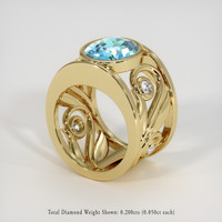 4.69 Ct. Gemstone Ring, 18K Yellow Gold 2