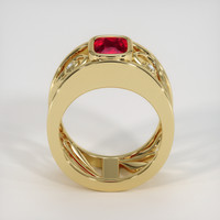 2.01 Ct. Ruby Ring, 18K Yellow Gold 3