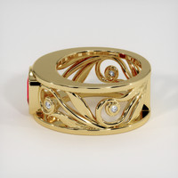 2.01 Ct. Ruby Ring, 18K Yellow Gold 4