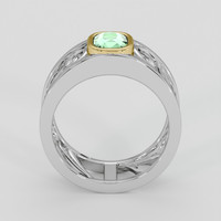 1.05 Ct. Green Grossular Garnet Ring, 14K Yellow & White 3