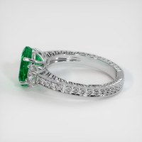 2.63 Ct. Emerald Ring, Platinum 950 4