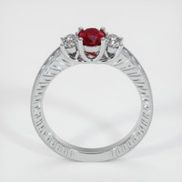 0.59 Ct. Ruby Ring, Platinum 950 3