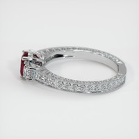 0.59 Ct. Ruby Ring, Platinum 950 4