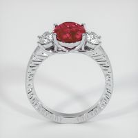 3.17 Ct. Ruby Ring, Platinum 950 3