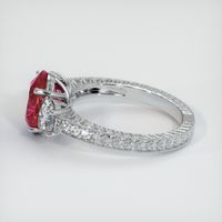 3.17 Ct. Ruby Ring, Platinum 950 4