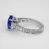 3.91 Ct. Blue Sapphire Ring, Platinum 950 4
