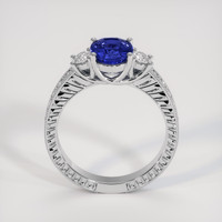1.86 Ct. Blue Sapphire Ring, 10K White Gold 3