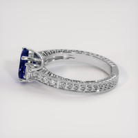 1.86 Ct. Blue Sapphire Ring, 10K White Gold 4
