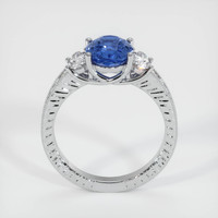 1.75 Ct. Sapphire Ring, 18K White Gold 3