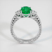 2.63 Ct. Emerald Ring, 18K White Gold 3