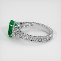 2.63 Ct. Emerald Ring, 18K White Gold 4