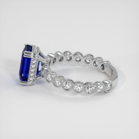 3.16 Ct. Sapphire Ring, Platinum 950 4