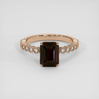 3.15 Ct. Color Change Sapphire Ring, 18K Rose Gold 1