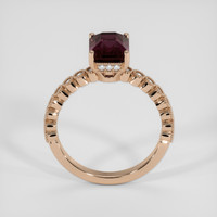 3.15 Ct. Color Change Sapphire Ring, 18K Rose Gold 3