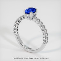 1.14 Ct. Sapphire Ring, Platinum 950 2
