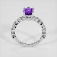 2.13 Ct. Purple Sapphire Ring, 14K White Gold 3