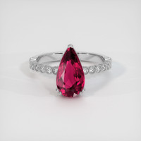 2.10 Ct. Gemstone Ring, Platinum 950 1