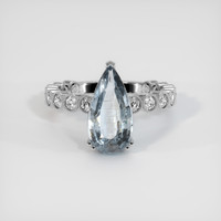 2.83 Ct. Sapphire Ring, Platinum 950 1