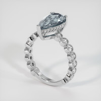 2.83 Ct. Sapphire Ring, Platinum 950 2