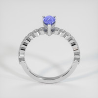 0.82 Ct. Violet Sapphire Ring, Platinum 950 3