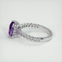 1.75 Ct. Purple Sapphire Ring, Platinum 950 4