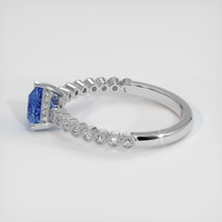1.01 Ct. Blue Sapphire Ring, Platinum 950 4