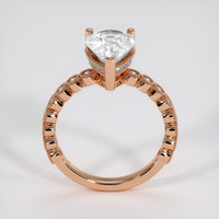 2.12 Ct. White Sapphire Ring, 14K Rose Gold 3