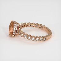 1.94 Ct. Padparadscha Sapphire Ring, 14K Rose Gold 4