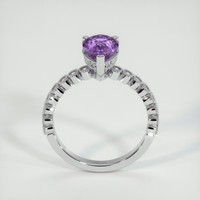 1.75 Ct. Purple Sapphire Ring, 14K White Gold 3