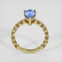 2.03 Ct. Blue Sapphire Ring, 18K Yellow Gold 3